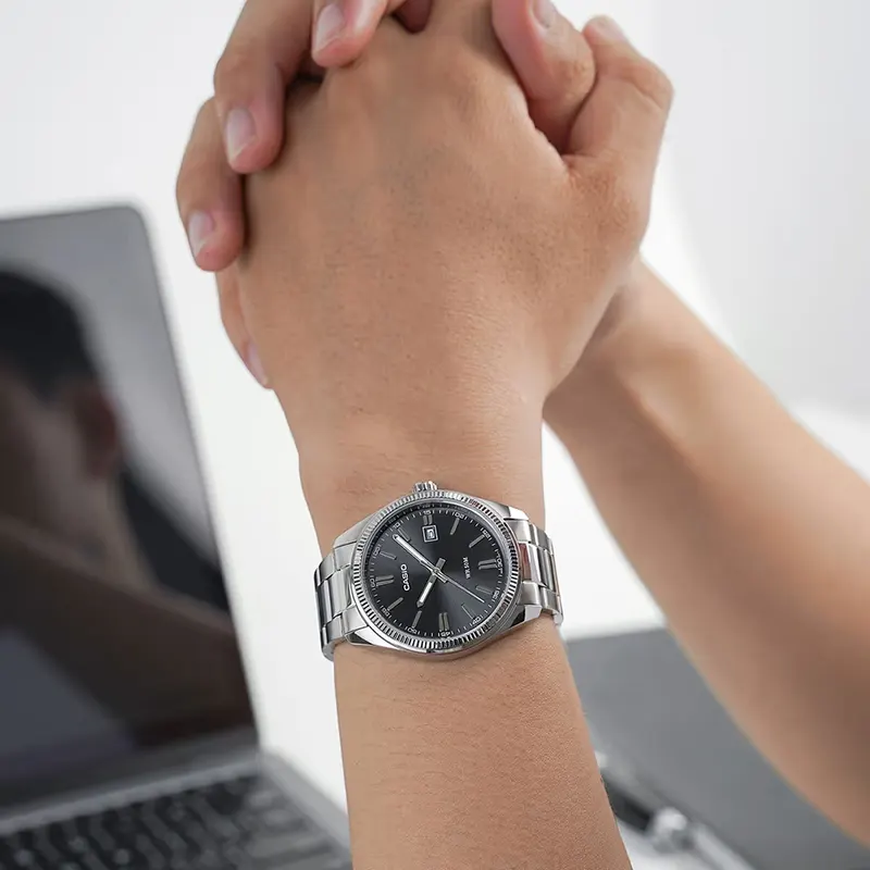 Casio Enticer Black Dial Timekeeping Men's Watch- MTP-1302D-1A1V